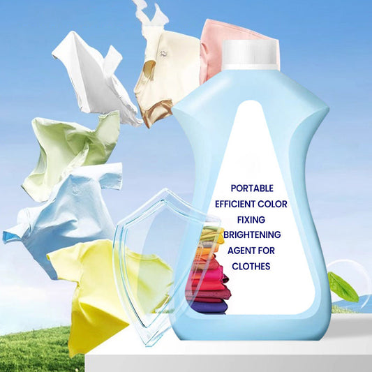 🧺 BUY 3, GET 1 FREE! 🎨 Portable Color Fixing & Brightening Agent for Clothes – Restores faded colors, prevents bleeding – safe for delicates & mixed loads – perfect for laundry care ✨