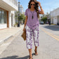 👚 50% OFF NOW! 🔥 Casual Round Neck Layered Tunic Top & Wide Leg Pants Set – Flowy Design, Soft Fabric & Perfect for Everyday Style 🌸