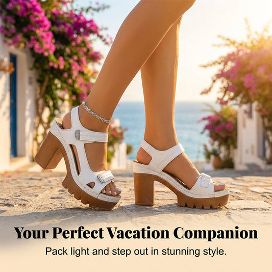 👡 60% OFF NOW! 🔥 Women's Summer Platform One-Strap Sandals – Comfortable, Lightweight & Perfect for Beach or Daily Wear ☀️