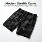 🩳 50% OFF NOW! ✨ Men's Relaxed Fit Tactical Cargo Shorts – Camo print & multi-pocket – Drawstring waist, perfect for outdoor or casual wear 🌿💪✨