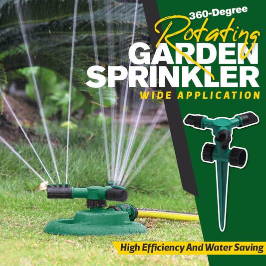 💧 BUY 2 GET 1 FREE! 🌞 360° Rotating Garden Sprinkler – Adjustable & water-saving – Perfect for lawns, flowers & veggie beds – easy to install 🌱✨🏡