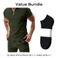 👕 50% OFF NOW! ⏰ Summer Casual Zip-Neck Shirt & Shorts Set – Breathable, stylish & perfect for hot days – lightweight 2-piece comfort 🩳