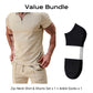 👕 50% OFF NOW! ⏰ Summer Casual Zip-Neck Shirt & Shorts Set – Breathable, stylish & perfect for hot days – lightweight 2-piece comfort 🩳