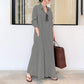 👗 50% OFF NOW! ✨ Long Solid Color Long Sleeve Dress – Minimalist Design, Soft Fabric & Perfect for a Clean Everyday Look 🌸