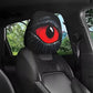 🚗 BUY 3 GET 1 FREE! 😈 Spooky Red Eye Car Headrest Cover – Creepy Design, Soft Fabric & Perfect for Halloween & Car Enthusiasts 👁️‍🗨️