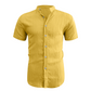 👕 50% OFF NOW! ✨ Men's Summer Stand Collar Short Sleeve Shirt – Breathable & lightweight – Modern fit, perfect for casual days or beach vacations – easy care 🌊
