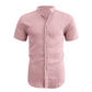 👕 50% OFF NOW! ✨ Men's Summer Stand Collar Short Sleeve Shirt – Breathable & lightweight – Modern fit, perfect for casual days or beach vacations – easy care 🌊
