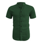 👕 50% OFF NOW! ✨ Men's Summer Stand Collar Short Sleeve Shirt – Breathable & lightweight – Modern fit, perfect for casual days or beach vacations – easy care 🌊