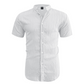 👕 50% OFF NOW! ✨ Men's Summer Stand Collar Short Sleeve Shirt – Breathable & lightweight – Modern fit, perfect for casual days or beach vacations – easy care 🌊