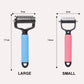 🔥 BUY 2 GET 1 FREE! 🐕 Double Sided Pet Grooming Brush – Stainless steel & anti-slip grip – Removes loose fur & tangles – perfect for cats and dogs 🐈