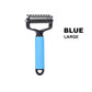 🔥 BUY 2 GET 1 FREE! 🐕 Double Sided Pet Grooming Brush – Stainless steel & anti-slip grip – Removes loose fur & tangles – perfect for cats and dogs 🐈