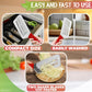 🥬 50% OFF NOW! 🔪 Cabbage Shredder Kitchen Grater Slicer – Stainless Steel Blades, Non-Slip Base & Perfect for Salads & Coleslaw 🥗