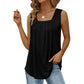 👚 50% OFF NOW! 🔥 Women's Square Neck Sleeveless Vest T-Shirt – Soft & breathable – Perfect for summer layering – delivered within 5 working days 🌸✨