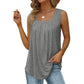 👚 50% OFF NOW! 🔥 Women's Square Neck Sleeveless Vest T-Shirt – Soft & breathable – Perfect for summer layering – delivered within 5 working days 🌸✨