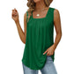 👚 50% OFF NOW! 🔥 Women's Square Neck Sleeveless Vest T-Shirt – Soft & breathable – Perfect for summer layering – delivered within 5 working days 🌸✨