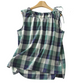 👚 50% OFF NOW! 🌸 Women's Plaid Tie-Shoulder Sleeveless Top – Adjustable straps & lightweight – Breezy fit, perfect for summer days or beach cover-ups – cute and casual 🏖️