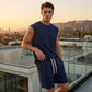 👕 50% OFF NOW! 🔥 Men's Casual Sportswear Tank Top & Shorts Set – Breathable & quick-dry – Perfect for gym, running or summer lounging – relaxed fit and comfy 🩳