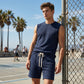 👕 50% OFF NOW! 🔥 Men's Casual Sportswear Tank Top & Shorts Set – Breathable & quick-dry – Perfect for gym, running or summer lounging – relaxed fit and comfy 🩳