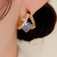 💎 50% OFF NOW! 🔥 Elegant V-Shape Heart Dangle Hoop Earrings – Delicate Design, Hypoallergenic & Perfect for Romantic Occasions or Everyday Glam ✨