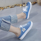 👟 50% OFF NOW! 👖 Women's Denim Mule Trainers – Easy Slip-On, Comfortable Sole & Perfect for a Casual Summer Look ☀️