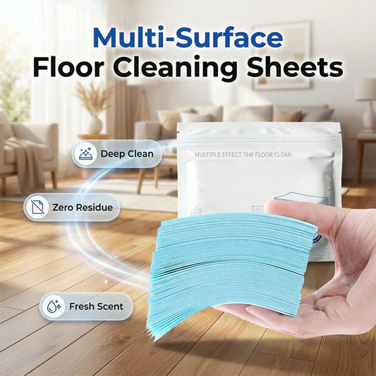 🧹 BUY 1 GET 1 FREE! 💥 30-Pieces Multi-Effect Floor Cleaning Sheets – Powerful stain removal & fresh scent – Dissolves dirt, safe for all floors – leaves streak-free shine without rinsing 🌿