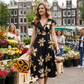 👗 50% OFF NOW! ⏳ Women's Casual Printed V-Neck Ruffle Dress – Lightweight Fabric, Romantic Style & Perfect for Warm Days 🌺