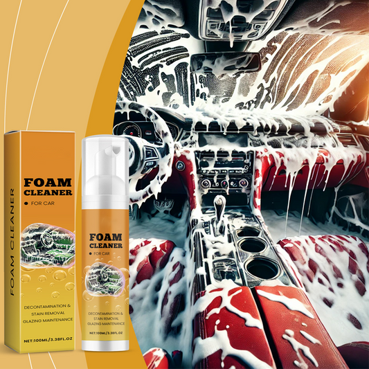 🚗 BUY 2 GET 1 FREE! 🧽 Multi-Purpose Car Interior Foam Cleaner – 100ml, Gentle, Residue-Free & Perfect for Upholstery, Dash & Trim ✨