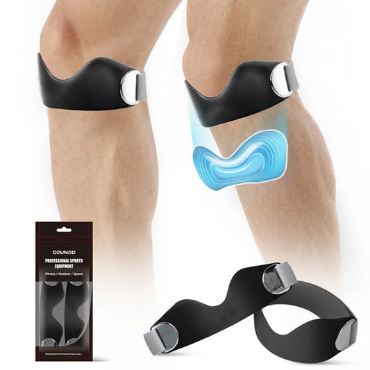 🦵 50% OFF NOW! 🔥 Silicone Patella Knee Strap for Knee Pain Relief – Adjustable Compression, Non-Slip Gel Pad & Ideal for Sports, Running & Daily Use 💪