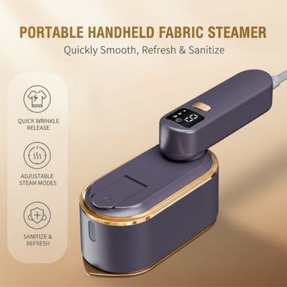 👗 50% OFF NOW! 💨 Portable Handheld Fabric Steamer for Home – Fast Heat-Up, Compact Design & Gentle on All Fabrics for Wrinkle-Free Clothes 🧥