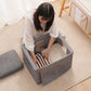 📦 50% OFF NOW! 🧺 Large Capacity Clothing Storage Box – Foldable & breathable fabric – Keeps clothes dust-free, perfect for closet or travel – sturdy handles, easy to carry 🏠
