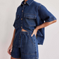 👕 50% OFF NOW! ✨ Denim Shirt & Shorts Set – Casual Comfort! – Soft cotton blend, relaxed fit & perfect for summer days – easy breezy 2-piece look 🩳