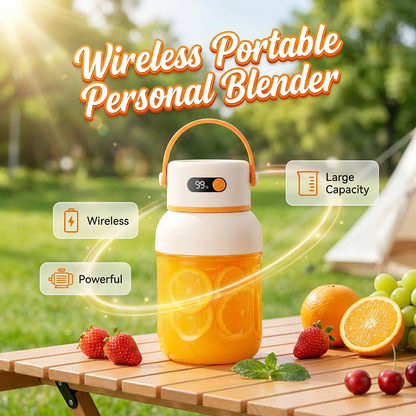 🥤 50% OFF NOW! ⚡ Portable Personal Blender for Shakes & Smoothies – USB rechargeable, compact & powerful – Perfect for fitness, travel & on-the-go nutrition 🏋️‍♀️