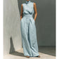 👗 50% OFF NOW! 🎁 Top & Wide-Leg Pant 2-Piece Set – Flowy & lightweight – Perfect for summer, office or resort wear – elegant and easy to style 🌸✨