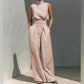 👗 50% OFF NOW! 🎁 Top & Wide-Leg Pant 2-Piece Set – Flowy & lightweight – Perfect for summer, office or resort wear – elegant and easy to style 🌸✨