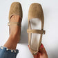 🥿 50% OFF NOW! 🌿 Comfortable PU Suede-Look Strap Ballet Flats – 2026 New Style – Soft, flexible & stylish for all-day wear ✨