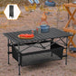 🏕️ 50% OFF NOW! 🪑 Portable Camping Table – Folding, carbon steel & quick setup – Perfect for camping, picnics & outdoor dining ☀️