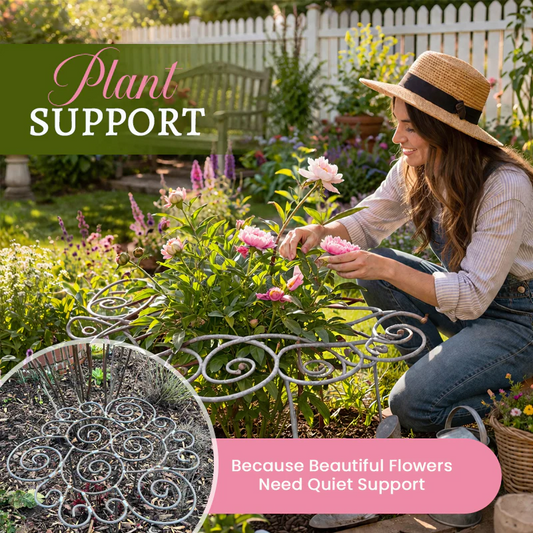 🌸 50% OFF NOW! 🌿 Heavy-Duty Flower Support Frame – Sturdy, rust-resistant & ideal for climbing plants and blooms 🏡