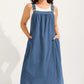 👗 50% OFF NOW! 🎁 Loose Midi Overall Dress – Relaxed fit, breathable & side pockets – Everyday casual – easy style for warm days 🌸✨