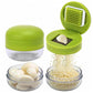 🧄 50% OFF NOW! 🎁 Mini Garlic Chopper and Press with Container – Manual, compact & easy to clean – Chop, mince or press in seconds – ideal for kitchen prep, camping or small spaces 🔪