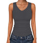 ⛱️Last Day Special Price ￡7.99!!💞Women's V-Neck Ribbed Knit Tank Top