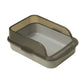 🐱 50% OFF NOW! 🚽 Semi-Enclosed Litter Box – Splash Guard & Odorless Design – Easy clean, safe PP material & keeps litter inside – perfect for indoor cats 🌸