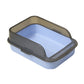 🐱 50% OFF NOW! 🚽 Semi-Enclosed Litter Box – Splash Guard & Odorless Design – Easy clean, safe PP material & keeps litter inside – perfect for indoor cats 🌸