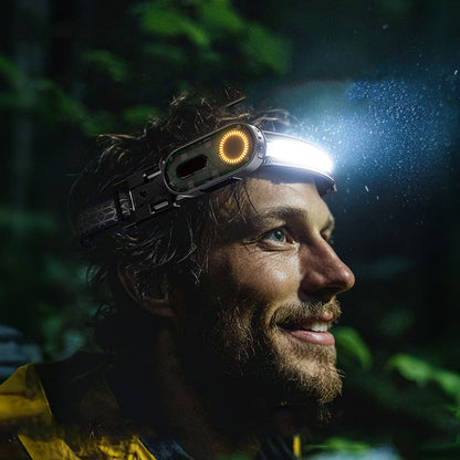 🔦 50% OFF NOW! ⏰ Smart Wave-Induction Outdoor Sports Headlamp – Motion sensor, super bright & perfect for camping, running & hiking 🏕️
