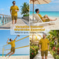 👕 50% OFF NOW! 💛 Men's Yellow Graphic Print Short-Sleeve Workout Set – Breathable & pilling-resistant – Comfortable, sporty – perfect for gym, running or leisure 🔥✨