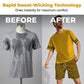 👕 50% OFF NOW! 💛 Men's Yellow Graphic Print Short-Sleeve Workout Set – Breathable & pilling-resistant – Comfortable, sporty – perfect for gym, running or leisure 🔥✨