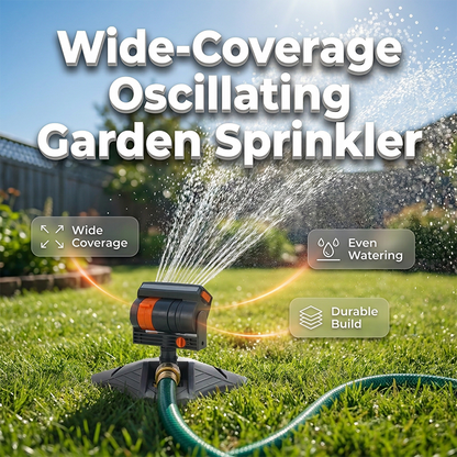 🌿 50% OFF NOW! 🌊 Wide-Coverage Automatic Rotating Garden Sprinkler – Adjustable, water-saving & perfect for lawns, gardens and flower beds 🌸