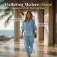 👚 50% OFF NOW! 🌸 Women's Casual V-Neck Top & Wide-Leg Trousers Set – Soft & breathable – Perfect for summer, work or resort wear – relaxed and elegant ✨🌿