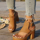 👡 50% OFF NOW! ✨ Platform Sandals – Chunky Heel, Ankle Strap & Lugged Sole – Stylish, comfortable & perfect for summer days and nights 🌸