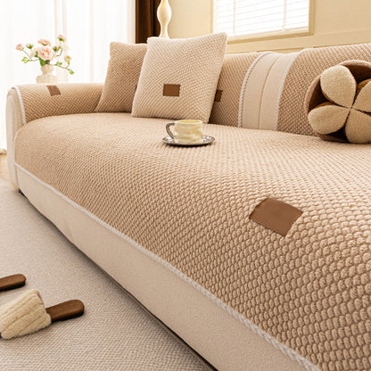 🛋️ Save 50%! 🐾 Thickened Non‑Slip Sofa Cover – Soft, washable & pet‑friendly – 4 colours ✨