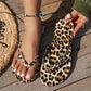 🩴 50% OFF NOW! 💞 Leopard Print Flip-Flops with Heart Charm – Cushioned sole, slip-resistant & playful design – Perfect for beach, pool & summer days 🌊